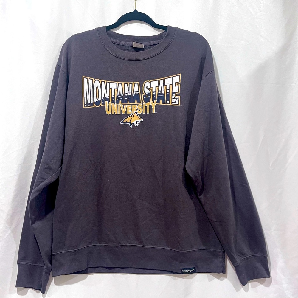 Montana State University Gray Sweatshirt Unisex XL